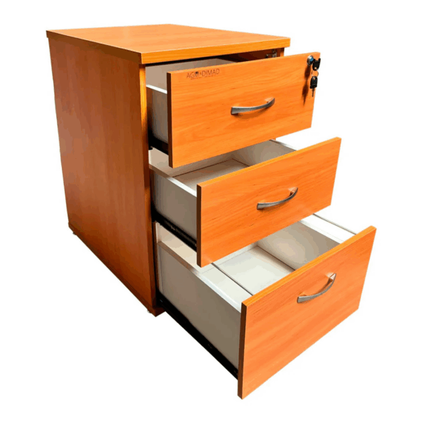 Cajonera Medio Punto 2 Cajónes 1 Kardex Peral/Cerezo/Peral/Maple/Nogal
